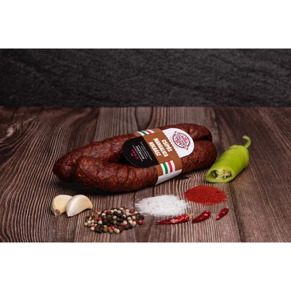 Tóalmási Csípős Füstölt Mangalica Szárazkolbász Nitritmentes 250gr/pár