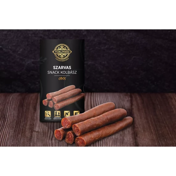 Tóalmási Csípős Szarvas Snack Kolbász 150g/csomag